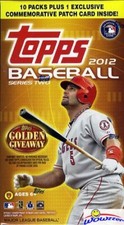 2012 Topps Series 2 Baseball EXCLUSIVE Factory Sealed Blaster Box-PATCH CARD