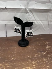 back to the future delorean Earrings 