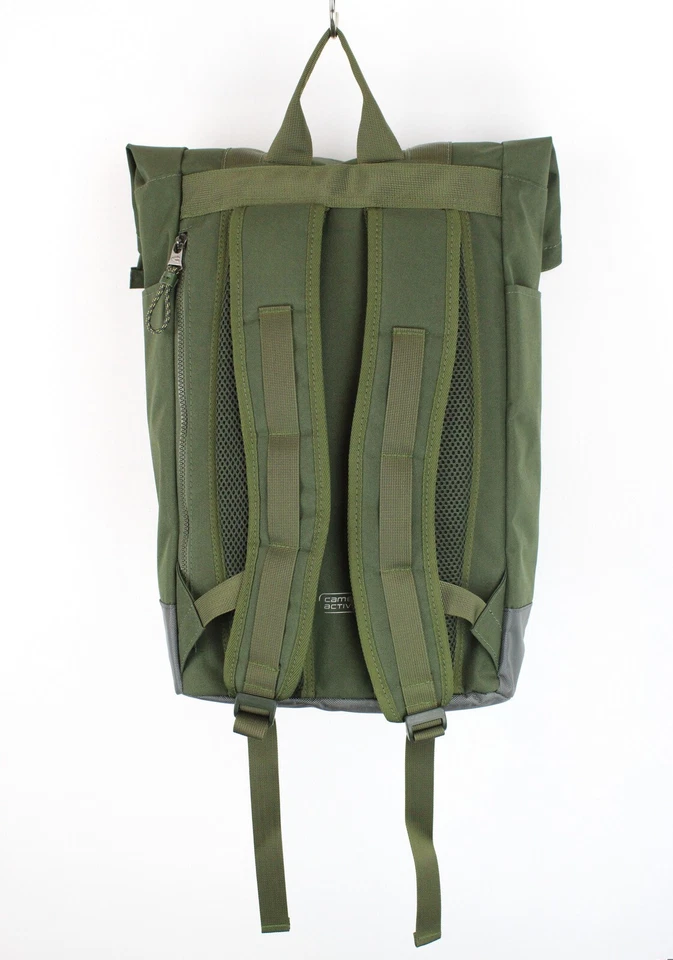 CAMEL ACTIVE Bolso Hombre Talla Única Mochila Portátil Compartimento Verde - Imagen 2 de 4