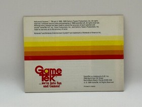 Hollywood Squares (Nintendo, NES) - Authentic (Manual only)