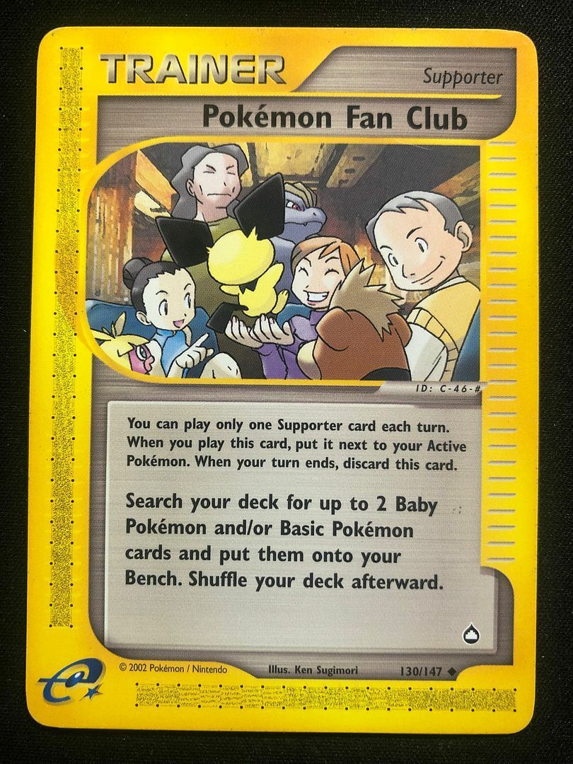 Pokemon Fan Club - 130/147 - CGC 8.5 NM/Mint+ - Uncommon Pokemon Aquapolis  RK6