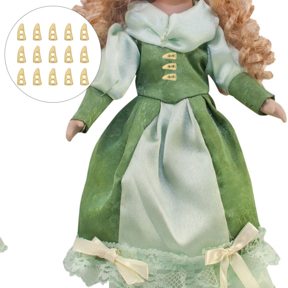 100 PCS Doll Clothing Sewing Buttons Wooden DIY Child Tiny eBay