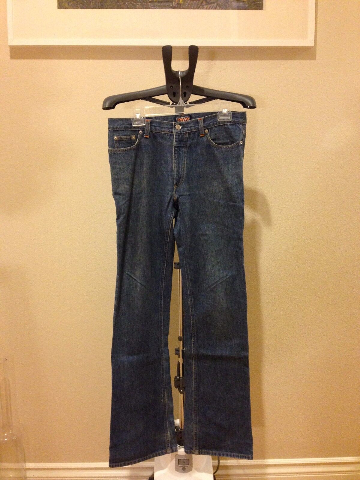 Authentic W< Walter Van Beirendonck Lightening Denim Jeans Size 31 Very  Rare !