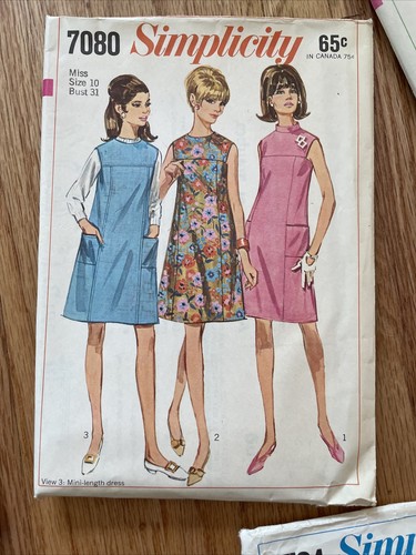 Vintage 60s Simplicity Sewing Patterns Women’s Size 10 Bust 31 Dress Skirt Best - Picture 3 of 8
