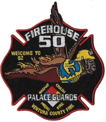 Ventura CA Station 50 Palace Guards  Haz Mat  NEW Fire Patch