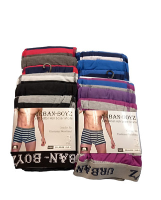 Boxer Mimetici Da Uomo Urban Boyz Confezione Da 6, 12 Confezioni Cotone - Foto 4