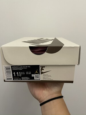 Jordan 1 Low Travis Scott Canary PS Size 11.5C Pre School | eBay