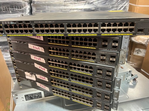 Cisco WS-C2960X-48FPD-L 48-port Gigabit PoE SFP+ Network Switch pls read - Picture 3 of 5