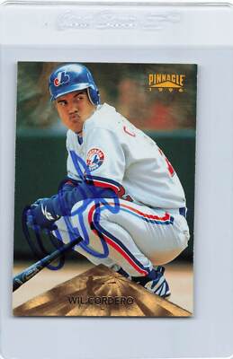 1996 Pinnacle #11 Wil Cordero Expos Signed Auto *K3672