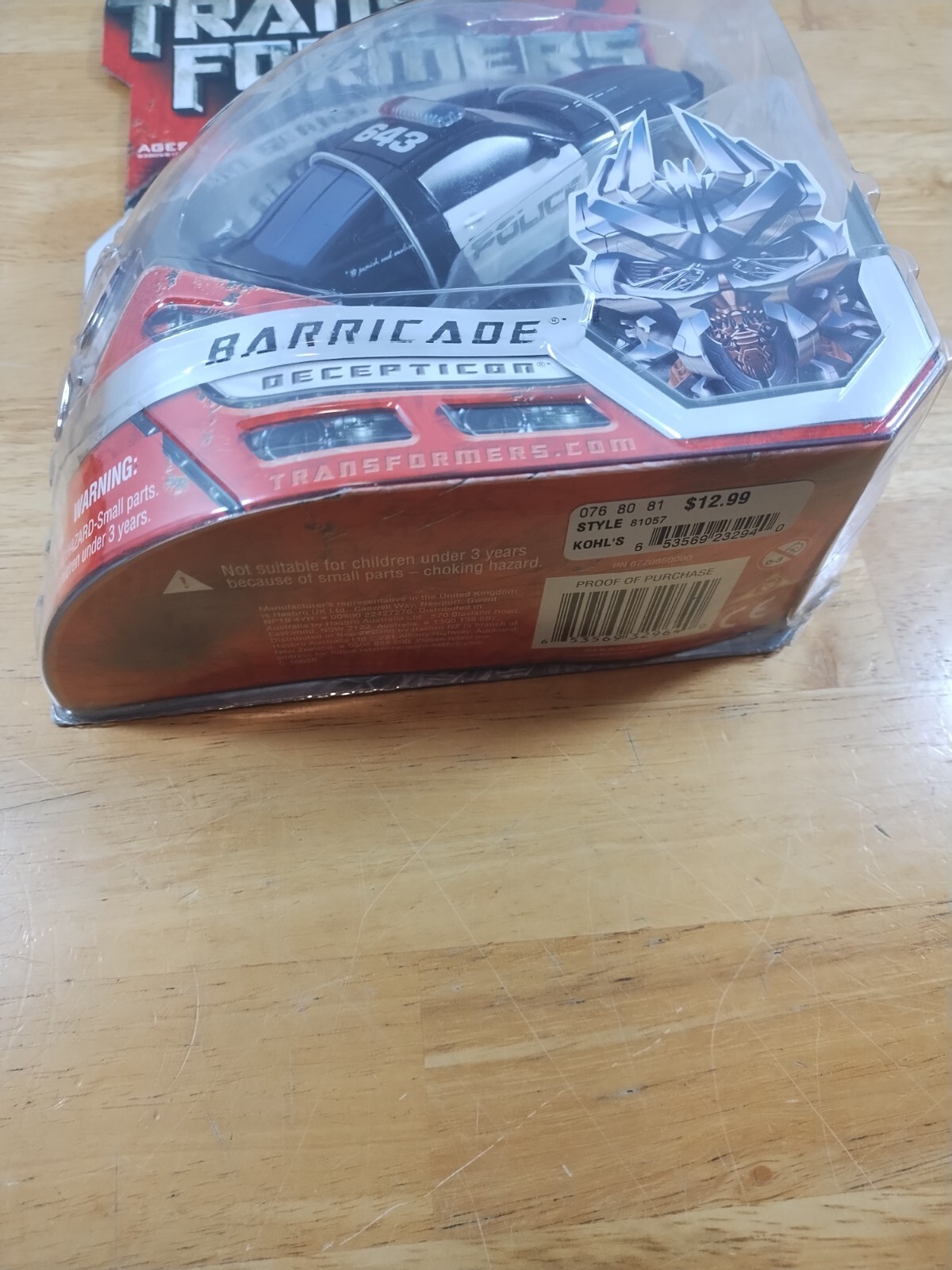 Hasbro Transformers Movie Deluxe: Barricade Action Figure