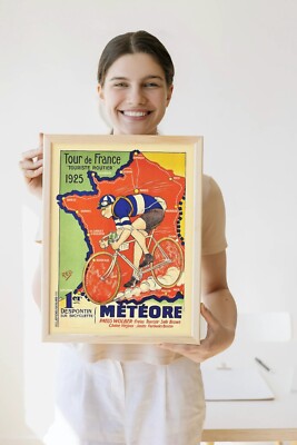 Poster, Affiche Tour de France Cycling Poster from 1911, French School, en ligne | 3+1 GRATUIT