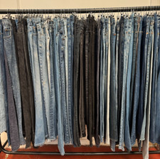 10-20 Pieces Mixed Jeans Bundle Branded & Unbranded Vintage Wholesale Clothing