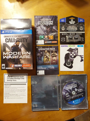 PS4 Playstation 4 Call of Duty Modern Warfare PRECISION EDITION COD Steelbook