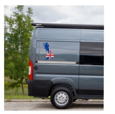 UK UK UK Silhouette Sticker 3 Color Card 60 to 170cm for RV