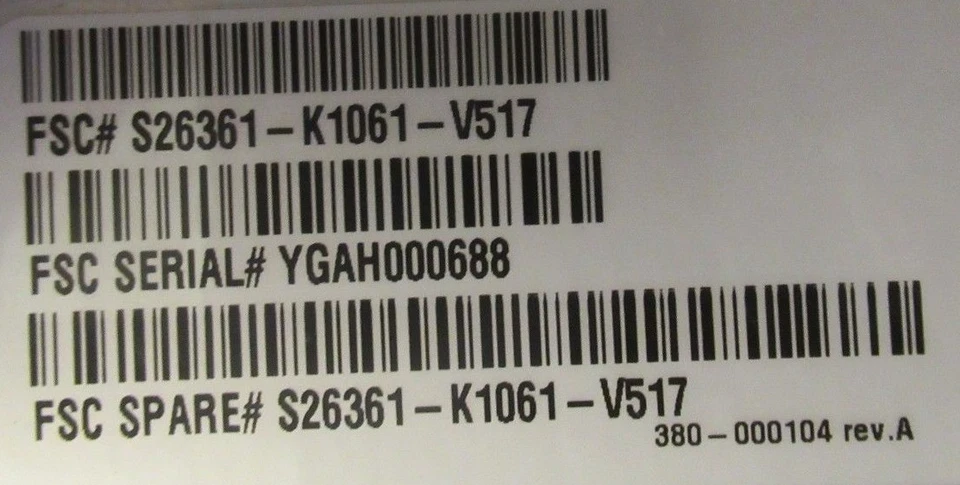 Fujitsu PY BFa40S2 4x AMD 8220SE 2.8GHz 32GB Blade Server S26361-K1061-V517 - Image 4 of 4