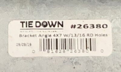 Tie Down Engineering Dock Hardware - Angle Brackets Clip Lot 26380 In Stock!