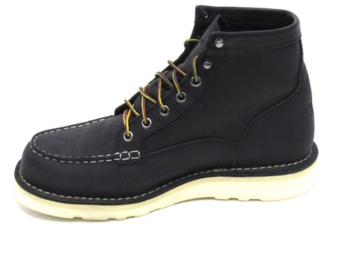 Botas de trabajo Danner Bull Run Moc Toe 6" (para hombre) - negras - talla 9,5 M - Imagen 2 de 8