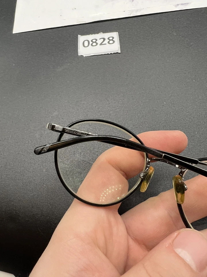 Armação de óculos masculina redonda de metal Brooks Brothers BB391S 1244/87 - Imagem 4 de 4