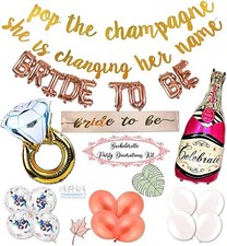 Girl Bachelorette Party Decorations Bride to Be Bridal Shower by SPSS INNOVATIVE