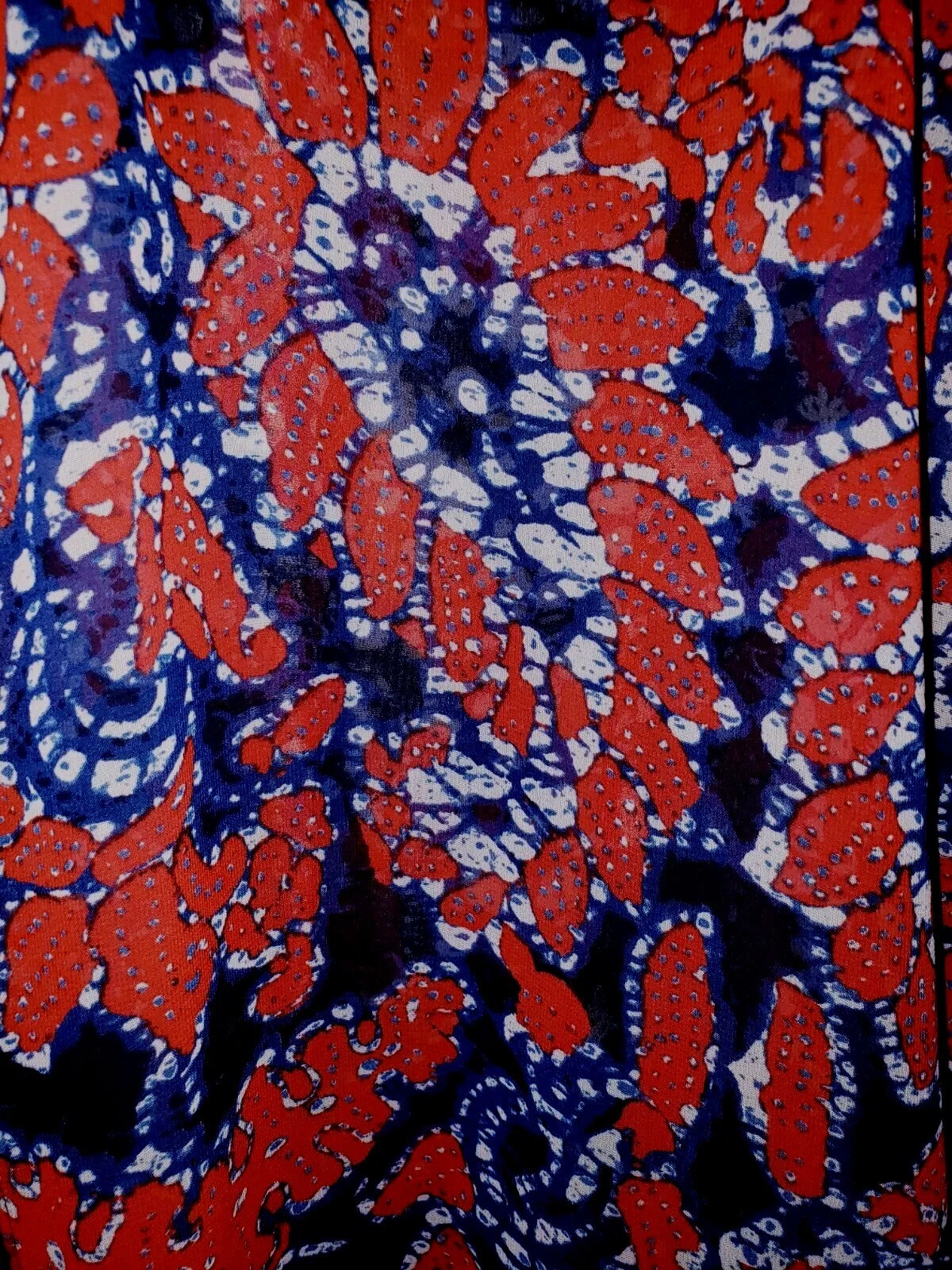 Camicia da donna Michael Kors MK rossa blu camicetta con cappuccio taglia plus 2X