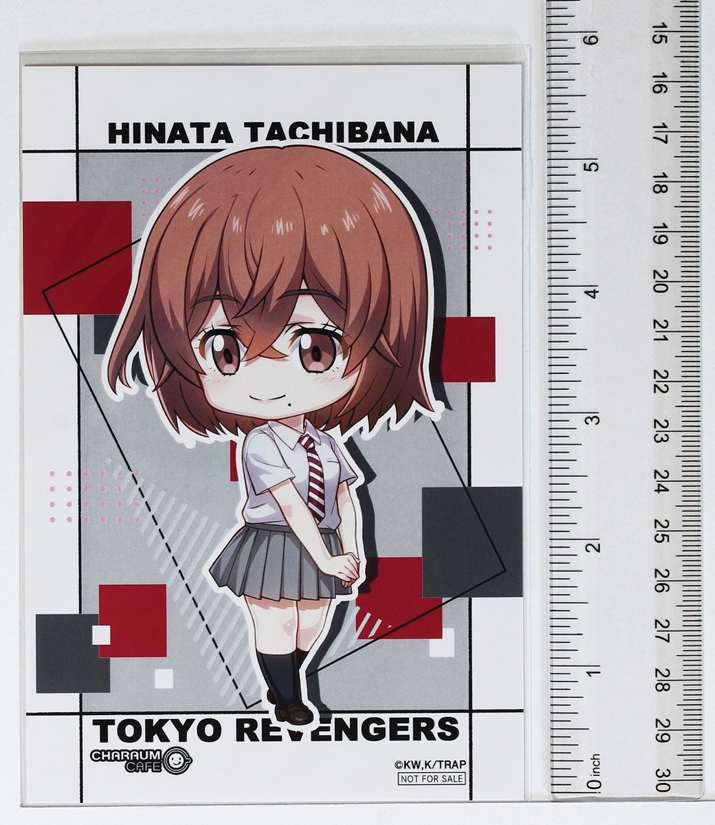 Tokyo Revengers × Charaum Cafe Postcard Tachibana Hinata Benefits