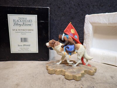 MIB Ebony Visions  K9 & MONKEYSHINE AFRICAN AMERICAN SCULPTURE THOMAS BLACKSHEAR
