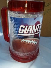 NEW NEW YORK GIANTS 16oz Crystal Freezer Mug, rare design,NFL shelf71