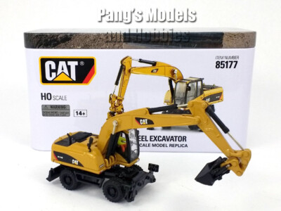CAT M318D Wheel Excavator HOスケール CAT M318D M318 Wheel Excavator 1/87 HO Scale Diecast Model