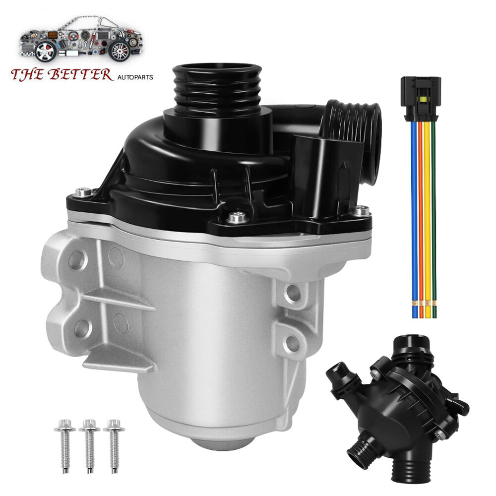 BMW E82 E90 F01 Electric Water Pump with Thermostat & Bolts 11517632426