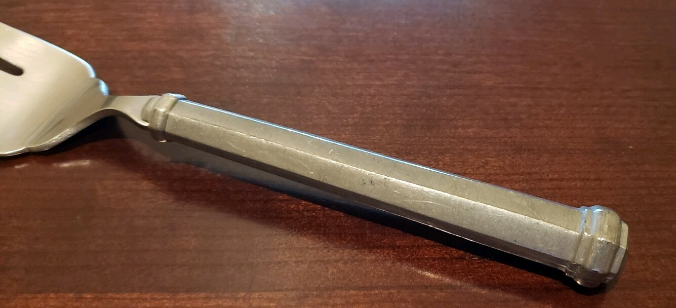 Gorham Pewter Octette Meat Serving Fork Satin Finish Flatware 8 1/4" eBay