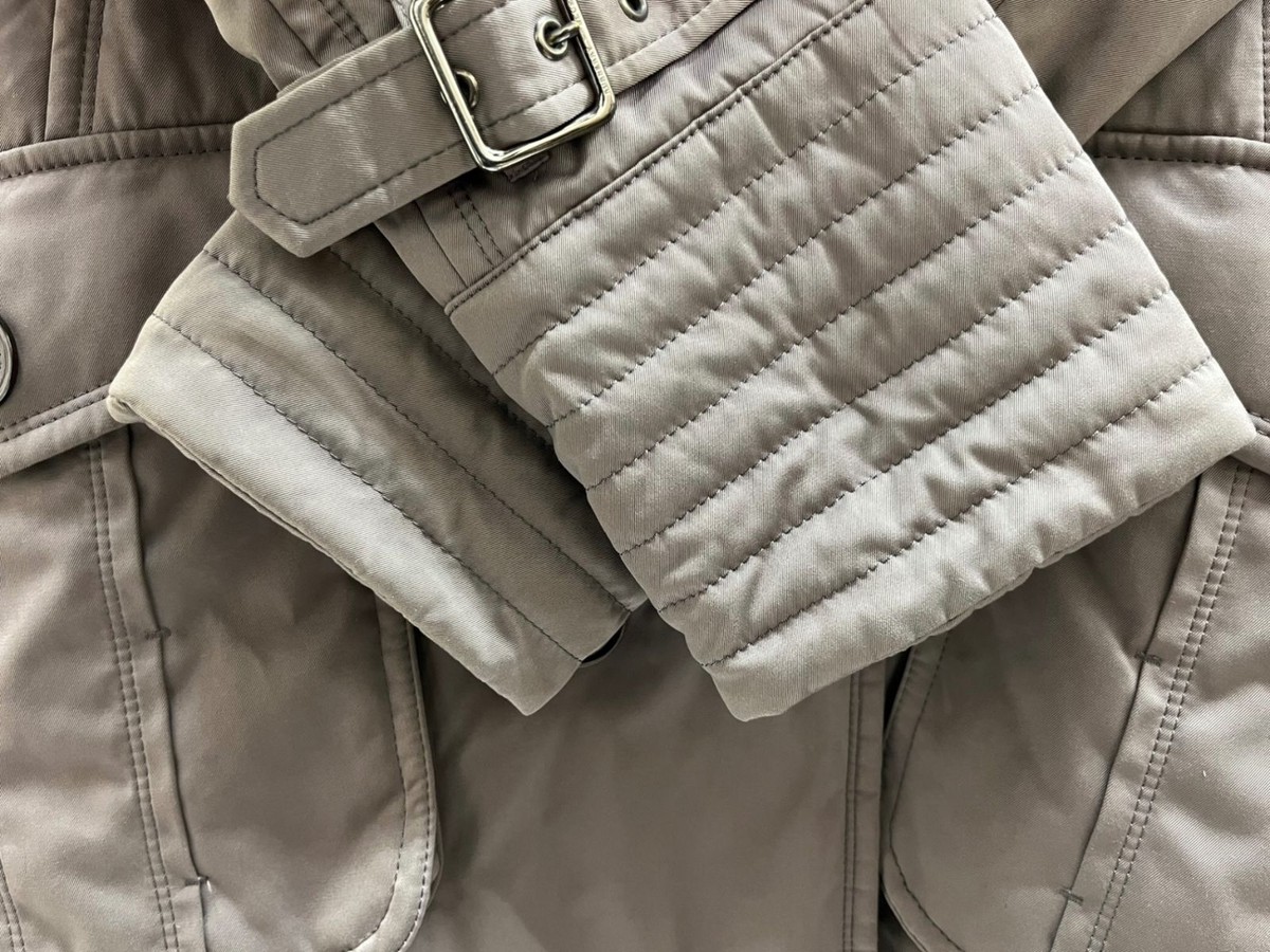 BURBERRY BLUE LABEL ロングコート 38 大きいサイズ BURBERRY BLUELABEL バーバリー ロングコート