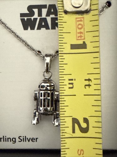 NEW Star Wars R2-D2 Chain And Charm Pendant 925 Sterling Silver - Picture 8 of 8