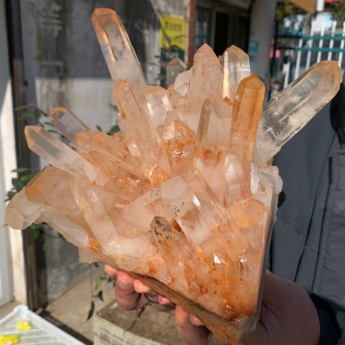 13.86LB A+++Large Natural white Crystal Himalayan quartz cluster /mineralsls 22 - Picture 7 of 13
