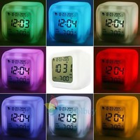 Digital 7 Led Glowing Snooze Alarm Clock Backlight Light Calendar Thermometer on sale Digital 7 Led Glowing Snooze Alarm Clock Backlight Light Calendar Thermometer on sale