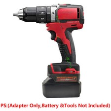 1 Adapter for Makita 18V LXT BL1830B Battery To Power for Milwaukee M18 Tools