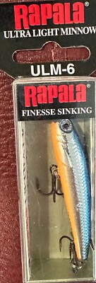 Rapala Ultra Light Minnow ULM-6 (3 Colors)
