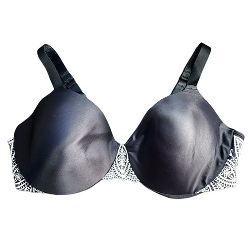 Bali Full Coverage Black Bra 42D Concealing Petals Li… Gem
