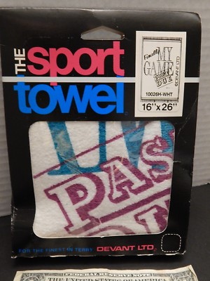 Vintage Devant Sport Towel Finally My Game Golf Towel 16'' x 26'' NWT (#10026HWHT)