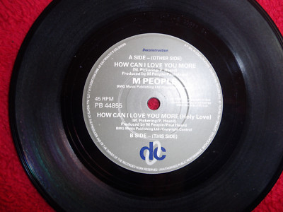 M People - How can I love you more    2 Versinen    prima UK Atlantik 45