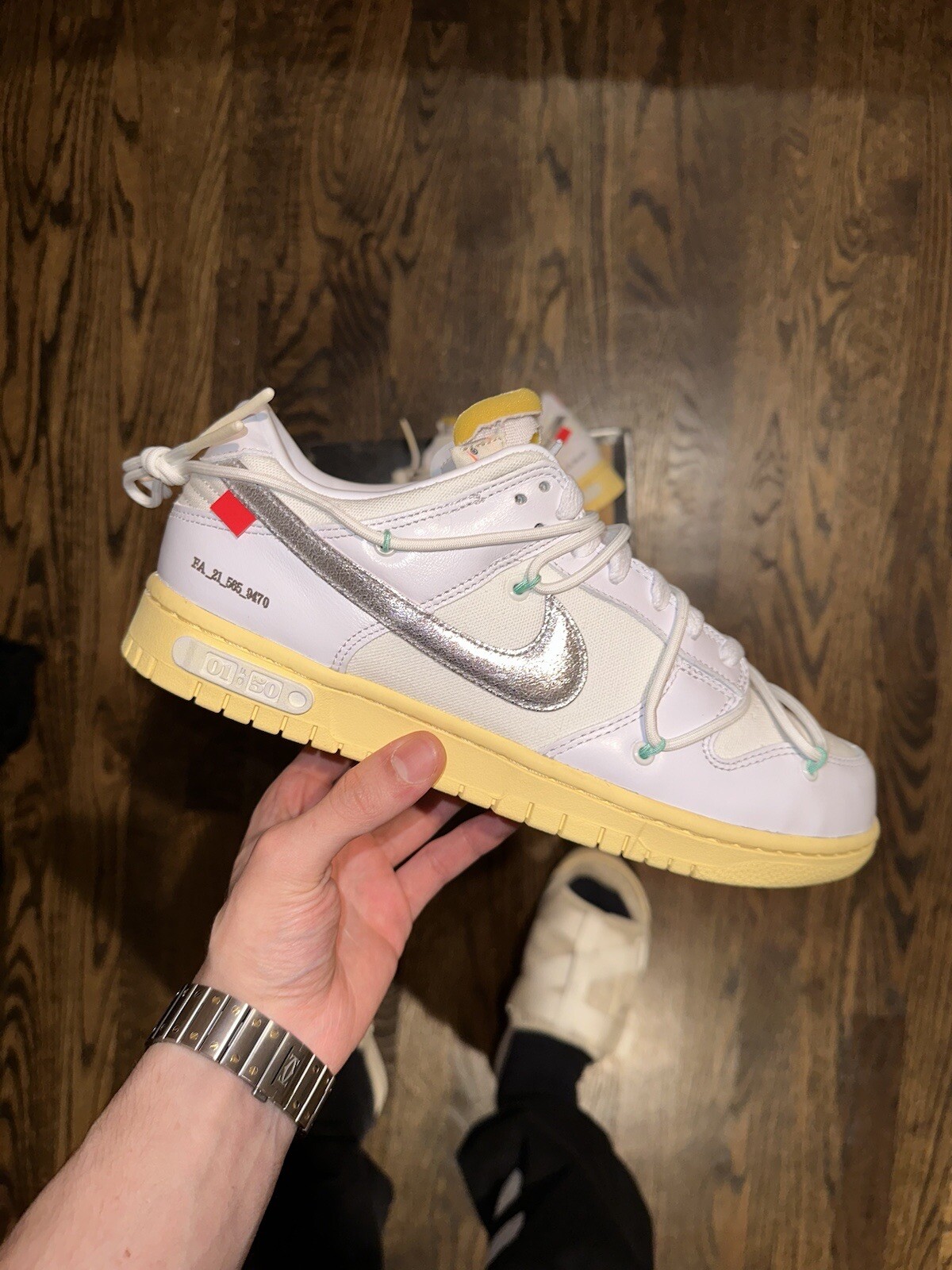 OFF WHITE X NIKE Taglia 9 Nike Dunk Low x Off White 01 di 50 2021