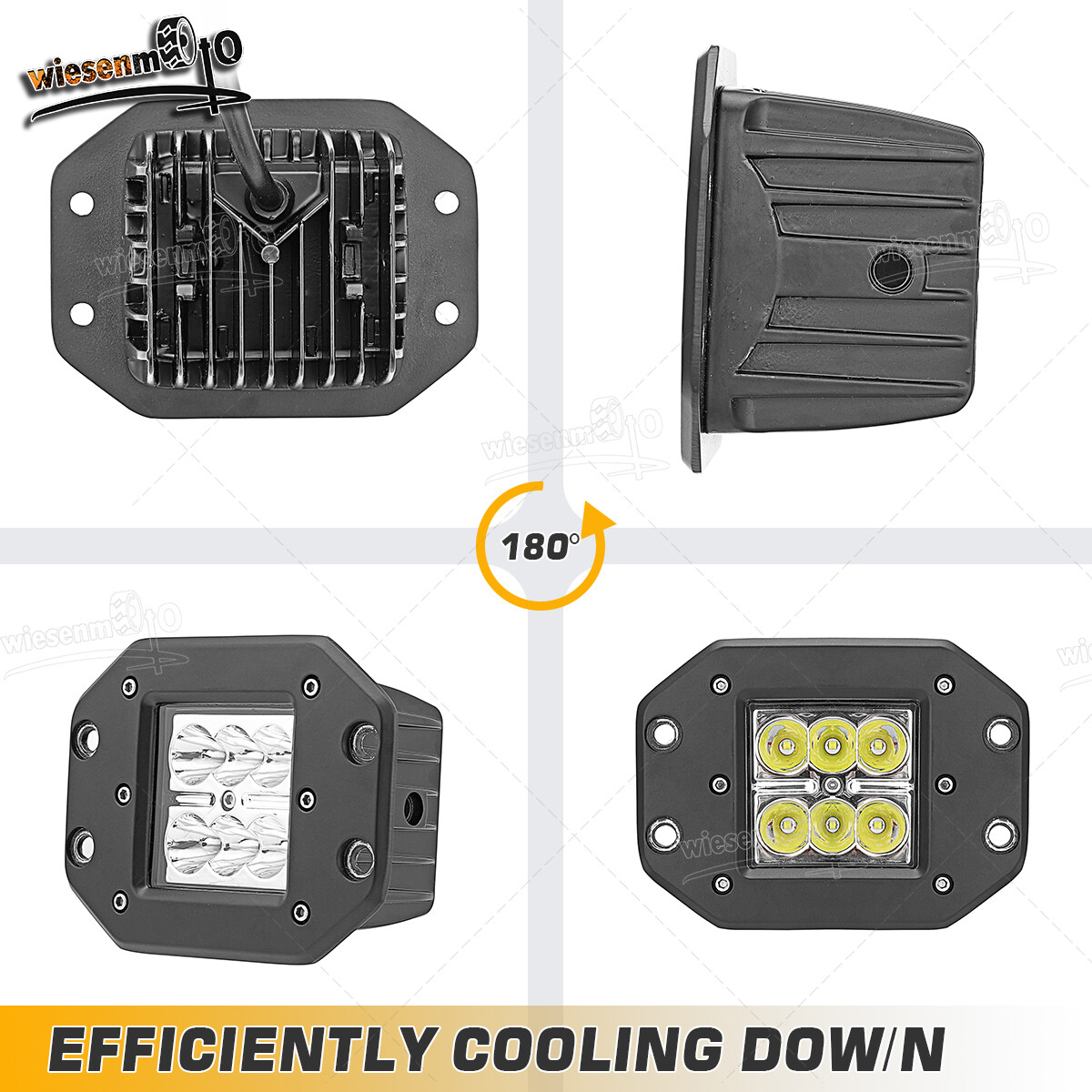 Retrofitting Flush Mount LED Pods In Square Headlights - Foto 12
