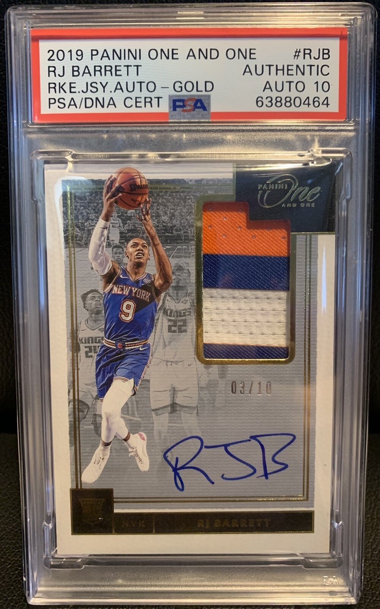 2019-20 Panini One and One - Rookie Jersey Autographs RJ Barrett