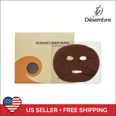 Desembre Seaweed Seed Mask 10pcs / Brightening Firming Moisturizing