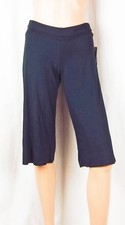 NWT Women's A-Line Gaucho Pull-on Pants Navy Blue Size Petite XS Made in USA