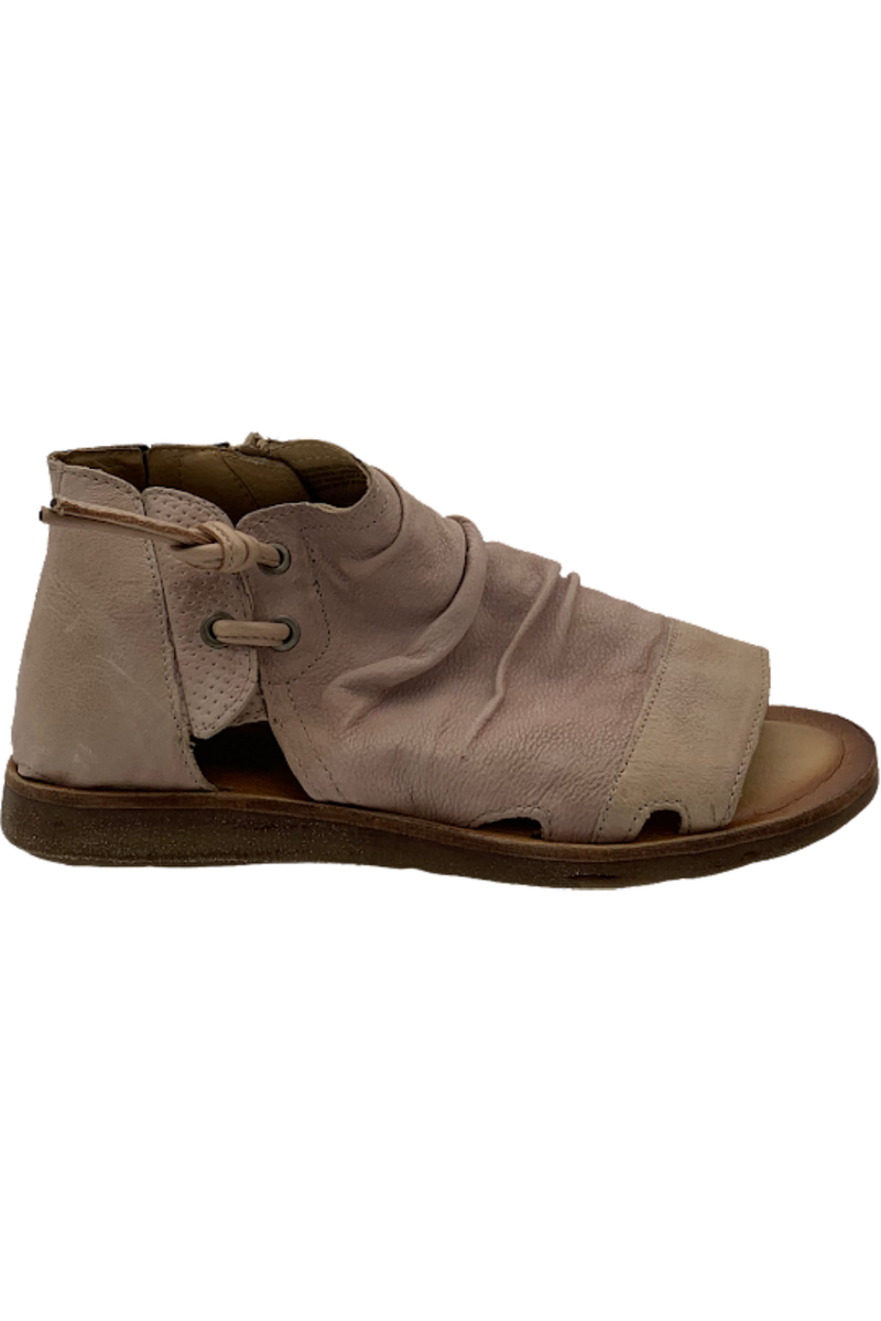 Miz Mooz Leather Side Lace-Up Sandals Fuller Pearl | eBay