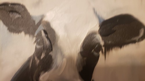 CURATED AMERICAN ARTISTS -KIRSTEN DILL - COW- FRAMED & SIGNED FREE SHIPPING! - Picture 6 of 24