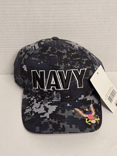 Gorra gorra camuflada digital ajustada azul marino de EE. UU. para hombre, talla única - Imagen 20 de 21