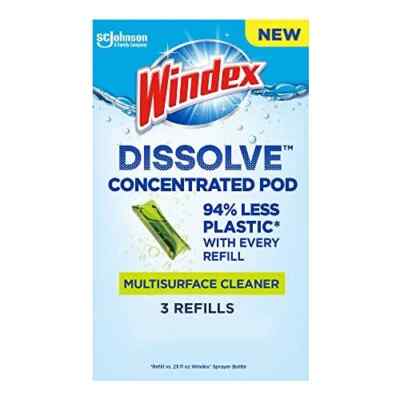 Windex Dissolve Concentrated Pods Multisurface Cleaner 3 Refill Pack