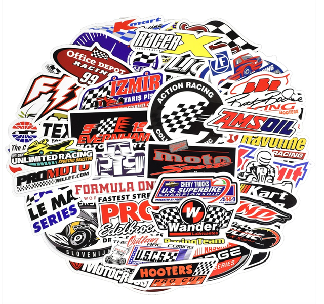 Rc Car Body Shell 50pcs Stickers Decals For Traxxas Rustler Stampede