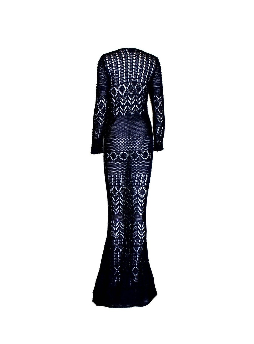 white christmas dresses Pucci Pattern Inspired Short Sleeve Cut Out Dress M main image 1